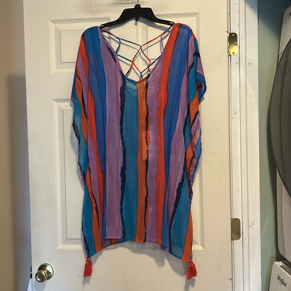 Palisades Beach Club Cover Up Size XS/S Multicolor